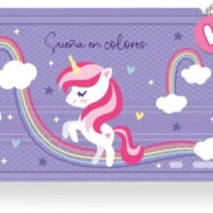 PORTATODO RIGIDO UNICORNIO 9x22x5cm