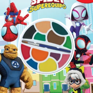Spidey y su superequipo. Pinta pósters Marvel 2026
