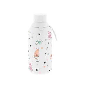 Botella termica interior ceramico 2 tapones 500ml dot &woof ice