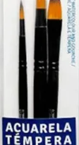 SET 3 PINCELES ACUARELA Y TEMPERA TALLA M