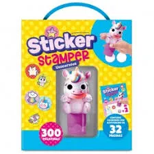 STICKER STAMPER UNICORNIOS