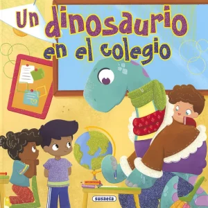Un dinosaurio en el colegio Forero, María 2021
