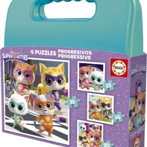 MALETA 4 PUZZLES PROGRESIVOS SUPERKITTIE FSC