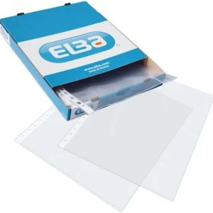 Caja 100 fundas portadocumentos a4 multitaladro polipropileno standard 80 mc piel naranja