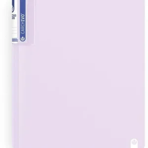 CARPETA ANILLAS A4 4 ANILLAS 40MM FOAM SOFT MALVA