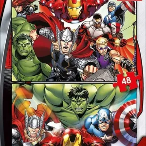 Marvel Avengers Assemble 2 puzzles 48 piezas
