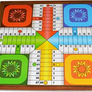 TABLERO GRANDE PARCHIS/OCA 4 JUGADORES 40X40CM