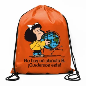 BOLSA DE CUERDAS MAFALDA - NO HAY UN PLANETA B Quino 2020