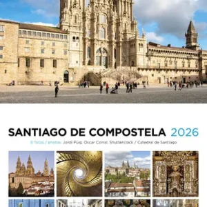 Cal. 2026 ST (14x15 cm) Santiago Compostela AA.VV. 2025