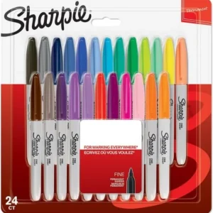 Estuche 24 rotuladores sharpie fino colores surtidos