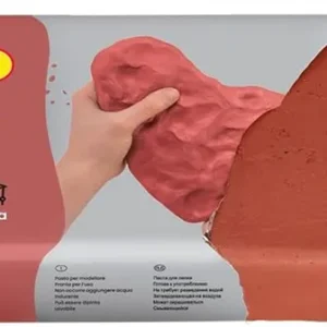 PASTA PARA MODELAR AIR DRY CLAY JOVI 250G TERRACOTA