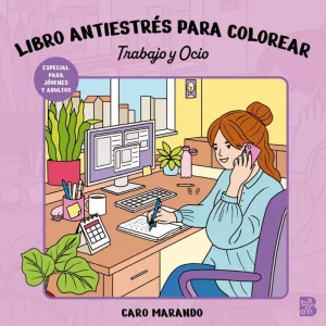 LIBRO ANTIESTRÉS PARA COLOREAR-TRABAJO Y OCIO 2026