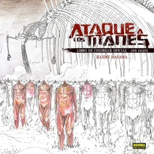 ATAQUE A LOS TITANES. LIBRO DE COLOREAR OFICIAL 01 HAJIME ISAYAMA 2025