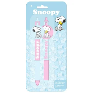 BLISTER 2 BOLIGRAFOS BORRABLES SNOOPY 9x20cm