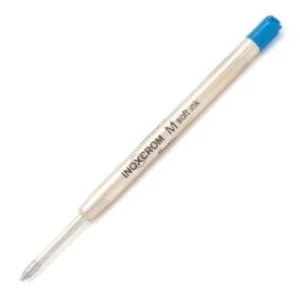 C/25 RECAMBIO METALICO BOLIGRAFO INOXCROM IN-IN NEGRO 1 MM