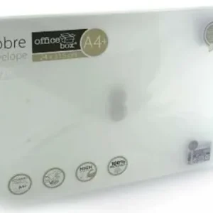 Paq/10 sobre a4+ v-lock 240x315 mm velcro color transparente