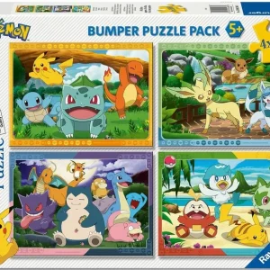 PUZZLE 2D POKEMON 4X100 PIEZAS