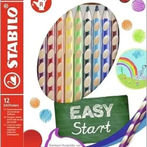 ESTUCHE 12 LAPICES STABILO EASY COLORS ERGONOMICO DIESTROS