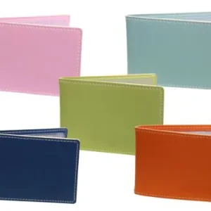 Exp/30 tarjerero 16 fundas cinco colores surtidos 11x7,5x1cm