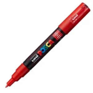 MARCADOR UNI-POSCA PC1M COLOR ROJO PUNTA 0,7MM