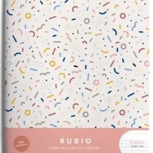 Libreta a4 44h 80g. pauta montessori 5mm. con margen