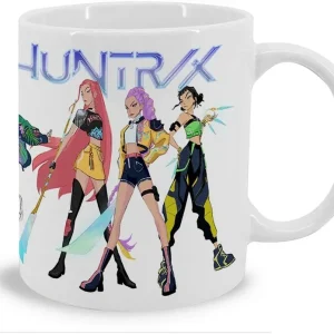 Taza ceramica 325ml huntrix k-pop demon hunters