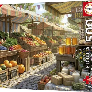 PUZZLE 500 PIEZAS PLUS MERCADO SOLEADO DE LAS GRANJAS