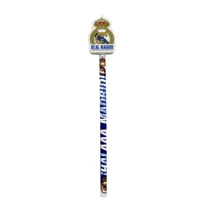 LAPIZ CON GOMA DECORADA REAL MADRID