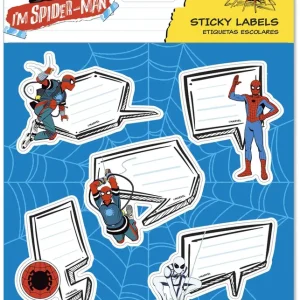 BLISTER ETIQUETAS ADHEVSIVAS PREMIUM MARVEL SPIDERMAN