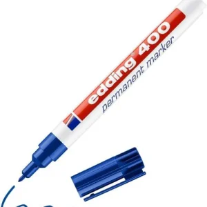 C/10 ROTULADOR EDDING 400 AZUL PERMANENTE