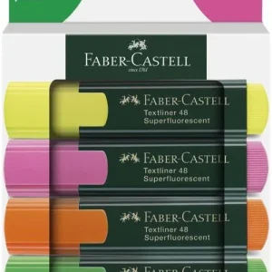 ESTUCHE 3+1 MARCADOR TEXTLINER 48 COLORES SURTIDOS